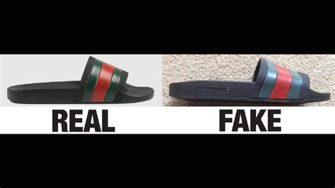 gucci slide fakes|gucci knockoff slides.